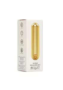 Shots Be Good Tonight 10 Speed Rechargeable Bullet Gold SHOTS TOYS