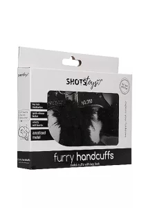 Shots Furry Handcuffs Black SHOTS TOYS