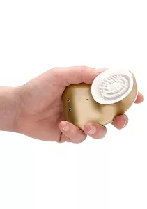 Shots Innovation Twitch Hands-Free Suction & Vibration Toy Gold SHOTS TOYS