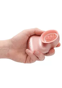 Shots Innovation Twitch Hands-Free Suction & Vibration Toy RoseGold SHOTS TOYS