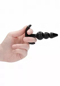 Sono No.80 4-Piece Butt Plug Set Black SHOTS TOYS