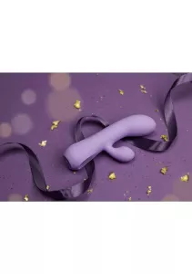 Aura - Rechargeable Silicone Rabbit Vibe SHOTS TOYS