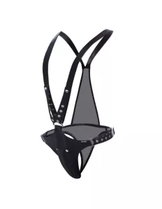 BL4CK by C4M Dungeon Black Harness CUT4MEN