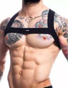 H4RNESS by C4M Hero Black Harness | L/XL, S/M
