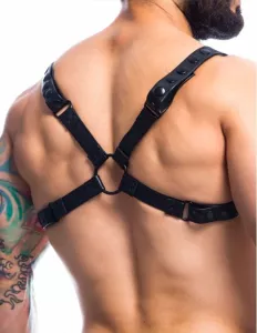 H4RNESS by C4M Party Black Harness CUT4MEN