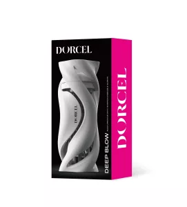 Dorcel Deep Blow Masturbator with Sleeve White