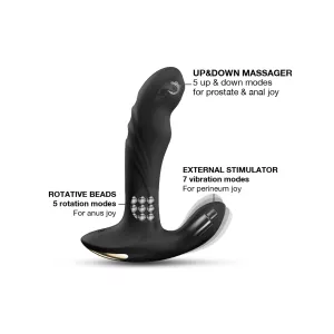 Dorcel Multi P-Joy Prostate Massager with Remote Control Black