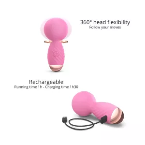 Love to Love Itsy Bitsy Mini Wand Vibrator Pink LOVELY PLANET