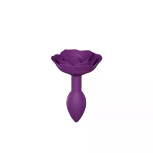 Love To Love Open Rose Butt Plug Size S Purple