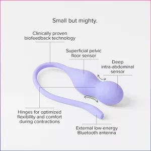 Perifit Care+ Pelvic Floor Trainer App Controlled Lilac OHMIBOD