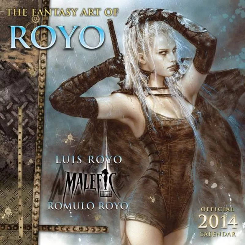 FANTASY ART OF ROYO - Official 2014 Calendar ***SLEVA 50%!*** SELLERS PUBLISHING