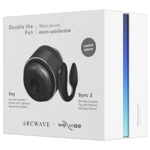 Arcwave Double the Fun Set Voy + We-Vibe Sync 2 Black WE VIBE