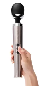 Le Wand Die Cast Rechargeable Vibrating Massager Silver