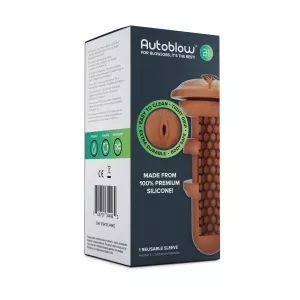 Autoblow A.I. Machine Vagina Sleeve Brown