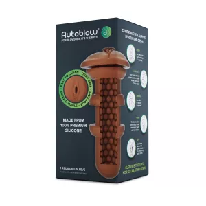 Autoblow A.I. Machine Vagina Sleeve Brown