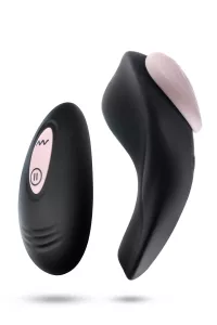 Blush Temptasia Heartbeat Panty Vibe with Remote Black-Pink