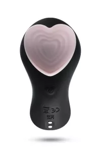 Blush Temptasia Heartbeat Panty Vibe with Remote Black-Pink