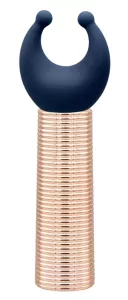 Pillow Talk Secrets Choices 6 Piece Mini Massager Set Navy Blue Rose Gold