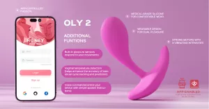 Honey Play Box OLY 2 Pressure Sensing APP-enabled Wearable Clit & G Spot Vibrator