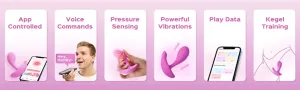 Honey Play Box OLY 2 Pressure Sensing APP-enabled Wearable Clit & G Spot Vibrator