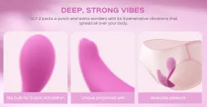 Honey Play Box OLY 2 Pressure Sensing APP-enabled Wearable Clit & G Spot Vibrator