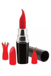 S Pleasures Lipstick Vibrator Black/Red