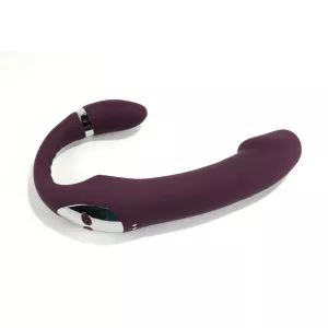 Tracy's Dog C Shape Double-Ended Dildo Vibrator Purple TRACY DOG