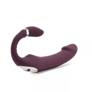 Tracy's Dog C Shape Double-Ended Dildo Vibrator Purple TRACY DOG