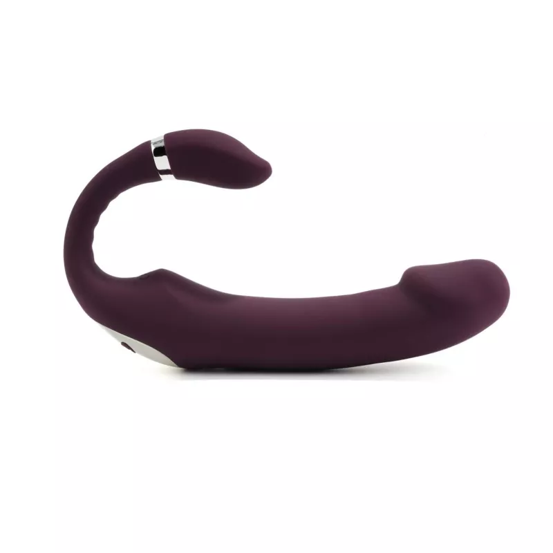 Tracy's Dog C Shape Double-Ended Dildo Vibrator Purple TRACY DOG