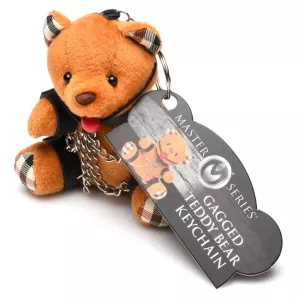 Master Series Gagged Teddy Bear Keychain