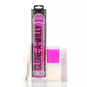 Clone A Willy Kit Glow-In-The-Dark Hot Pink EROPARTNER