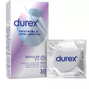 Durex Invisible Extra Lubricated 10 ks