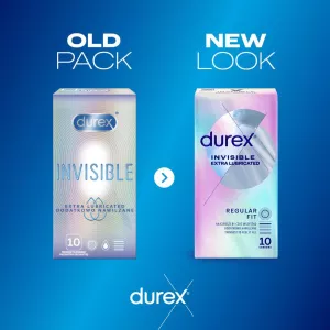 Durex Invisible Extra Lubricated 10 ks