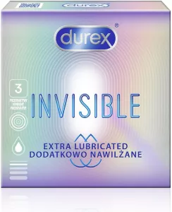 Durex Invisible Extra Lubricated 3 ks