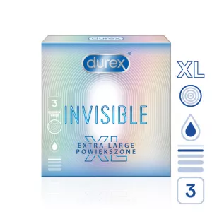 Durex Invisible XL 3 ks