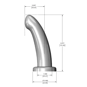 Fleshlight Herspot Dildo Golden Rose Medium Size