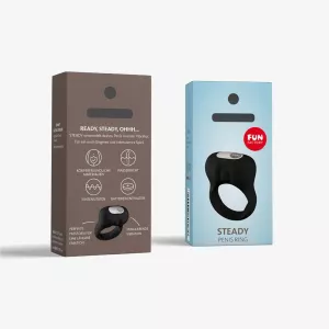 Fun Factory Steady Vibrating Cock Ring Black