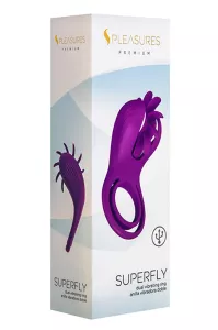 S Pleasures Premium Line Superfly Ring Purple DILDOS ASSORTED