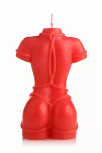 Master Series Bound Goddess Drip Candle Red