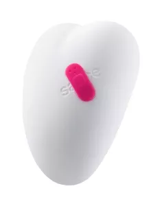 Sauce Sweeeheart Clitoral Vibrator White & Pink RIMBA