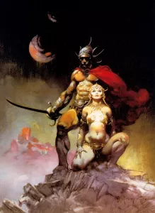 FANTASY ART OF FRANK FRAZETTA - 2018 CALENDAR ***sleva 50%!*** SELLERS PUBLISHING