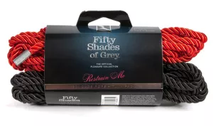 Bondážní lano Fifty Shades of Grey Bondage Rope Twin Pack 5 m