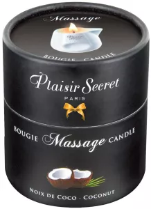 Masážní svíčka Plaisirs Secrets Candle Coconut (80 ml)