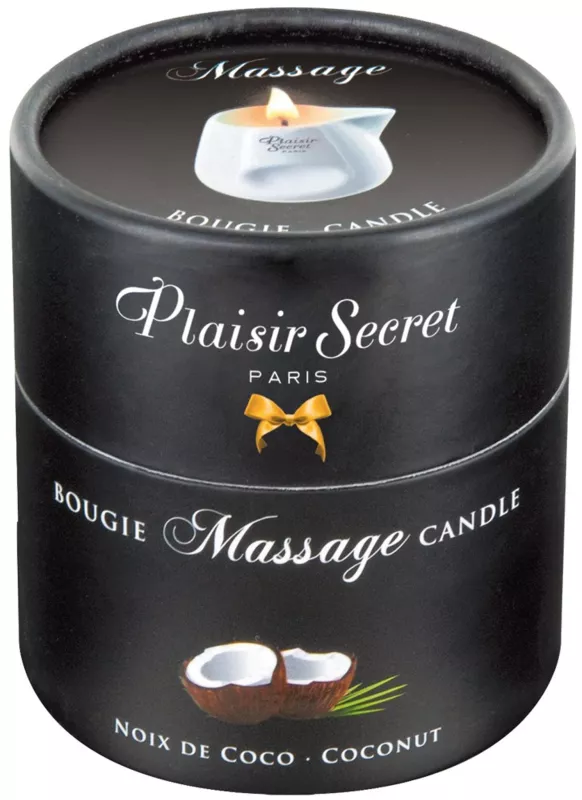 Masážní svíčka Plaisirs Secrets Candle Coconut (80 ml) ORION