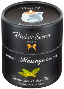 Masážní svíčka Plaisirs Secrets Candle White Tea (80 ml)