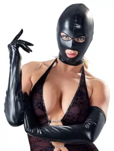 Bad Kitty Maska na obličej Kopfmaske schwarz