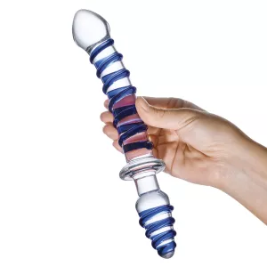 Gläs Mr. Swirly Double Ended Glass Dildo & Butt Plug GLÄS