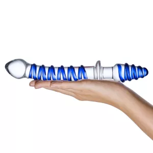 Gläs Mr. Swirly Double Ended Glass Dildo & Butt Plug GLÄS