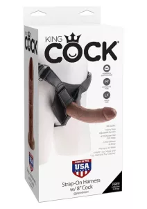 Pipedream King Cock Strap-on Harness w/ 8" Cock